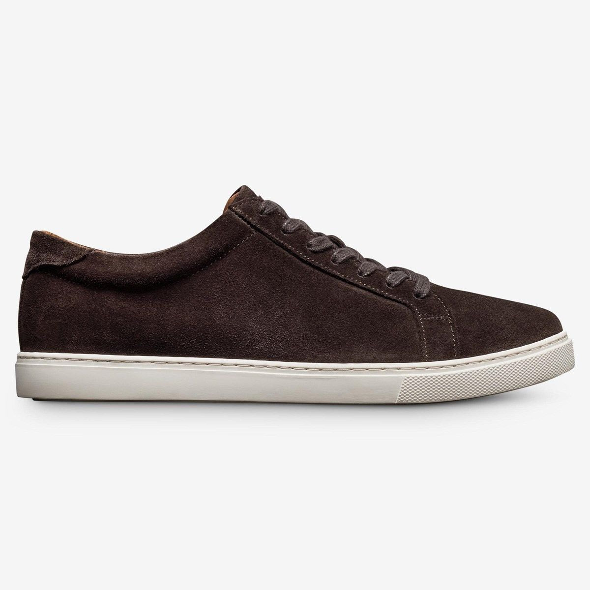 Courtside Lace-up Sneaker - Bitter Chocolate Suede