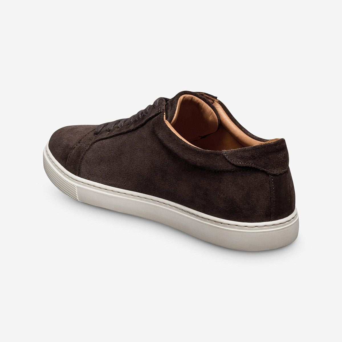 Courtside Lace-up Sneaker - Bitter Chocolate Suede