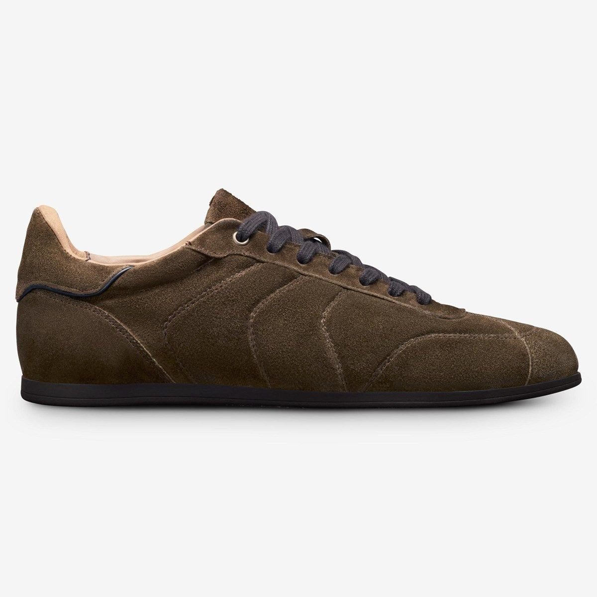 Aidan Lace-up Sneaker - Dark Olive Green Suede