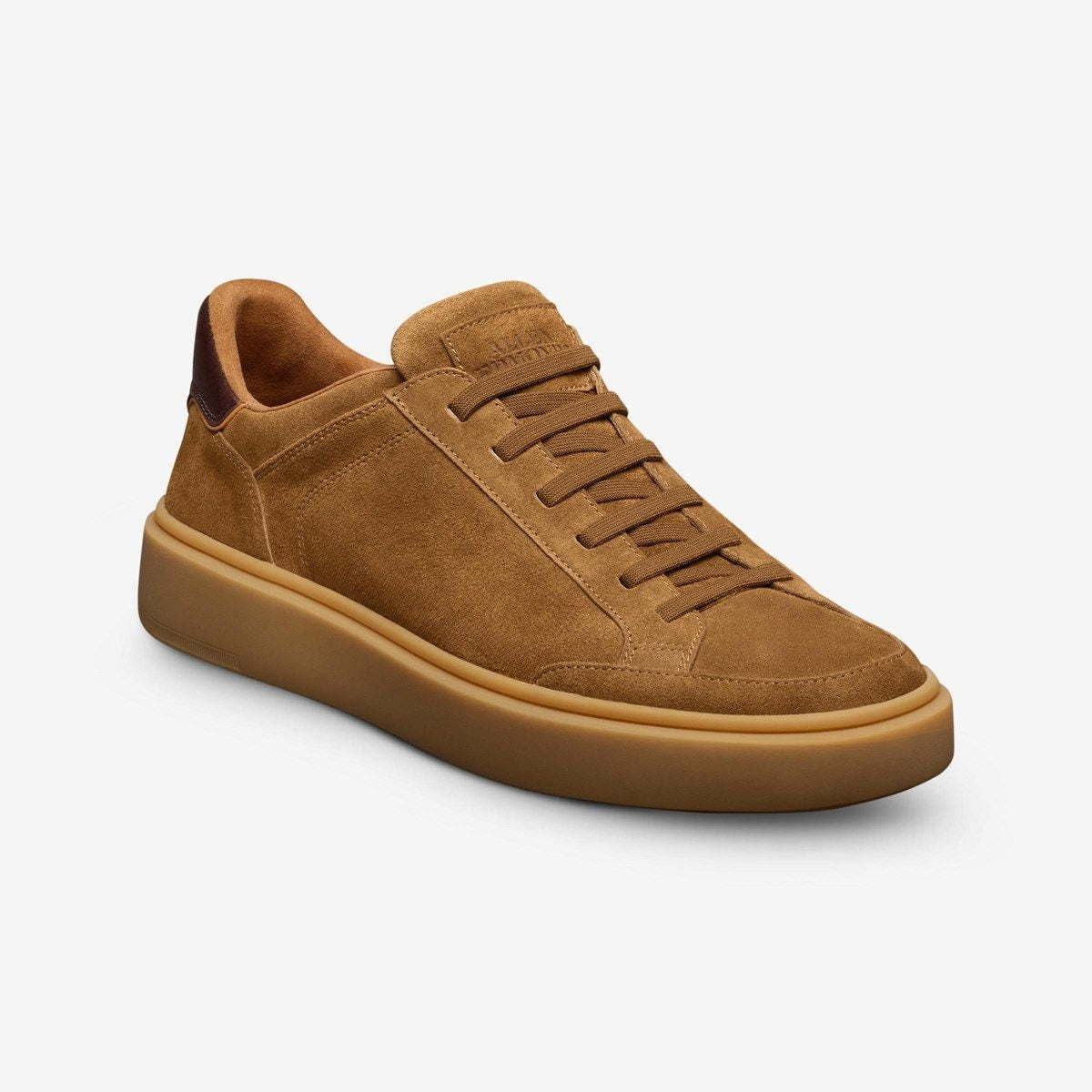 Oliver Slip-on Stretch-lace Sneaker - Cinnamon Brown Suede