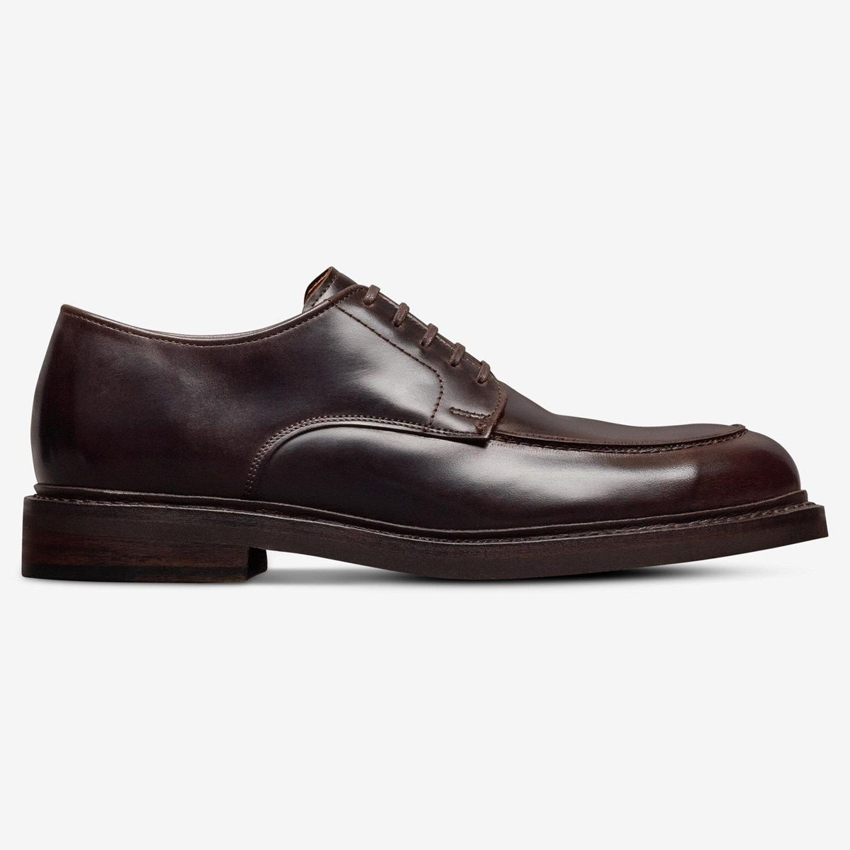 Hanover Reserve Apron-toe Derby Dress Shoe - Dark Brown Leather