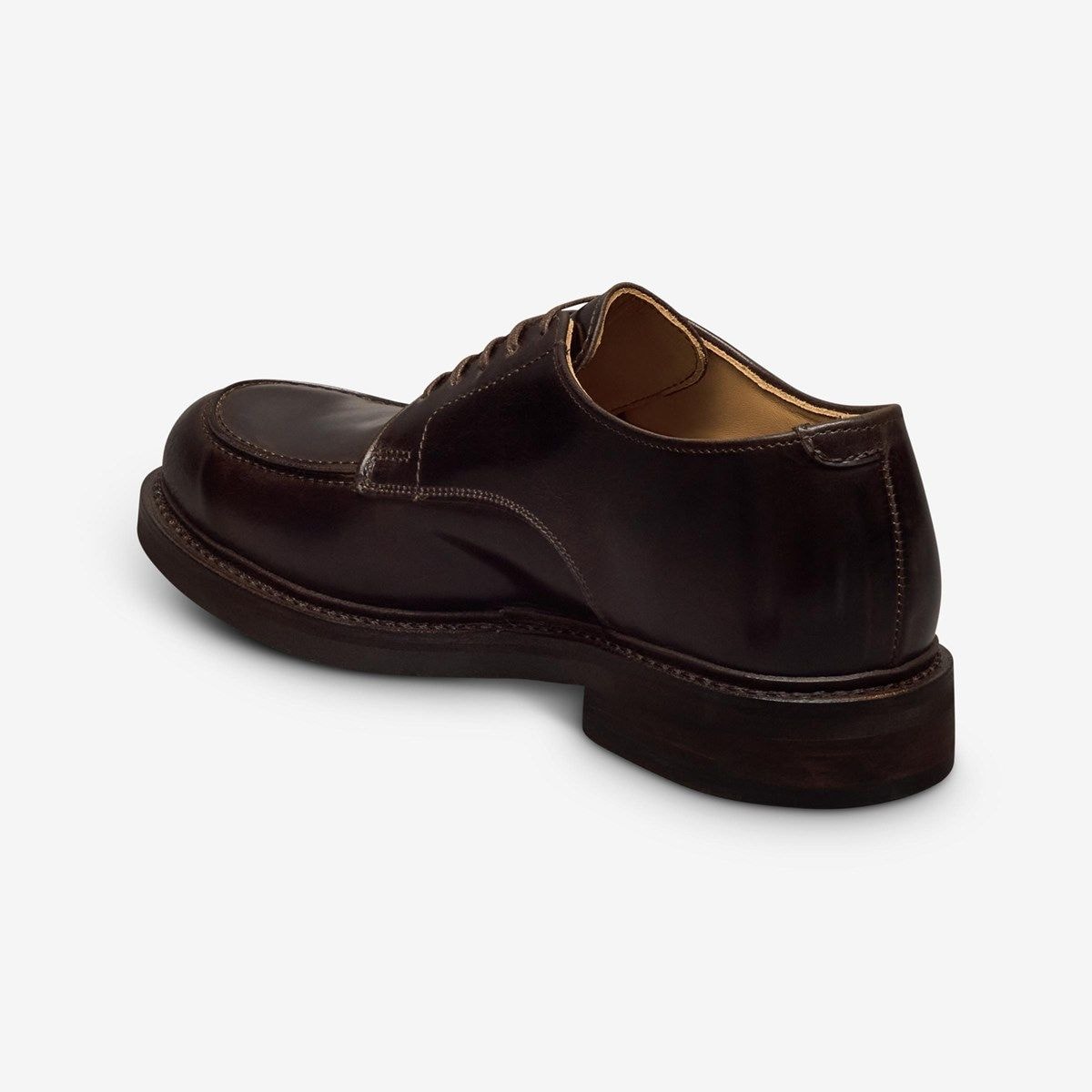 Hanover Reserve Apron-toe Derby Dress Shoe - Dark Brown Leather