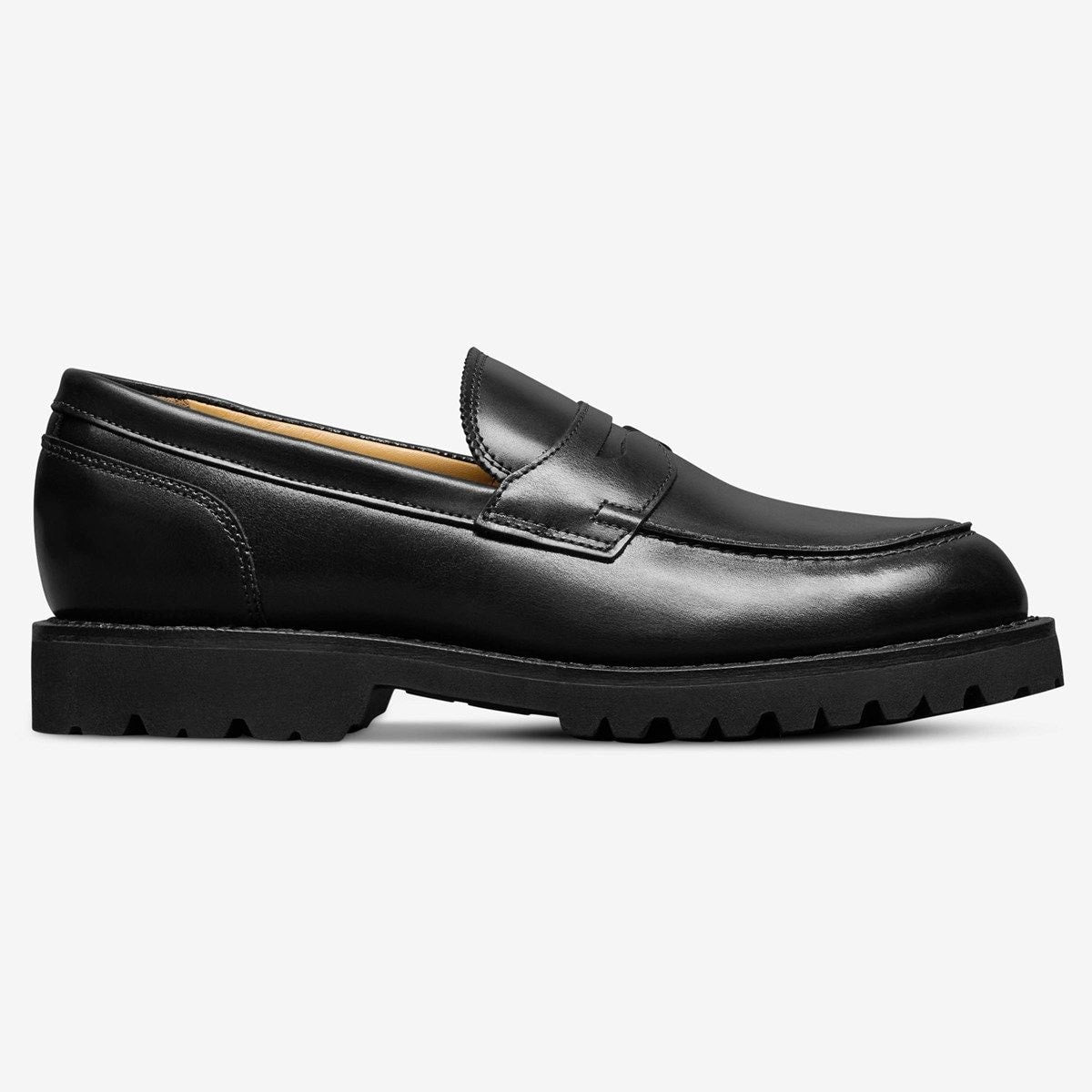 Miller Reserve Lug Penny Loafer - Black Leather