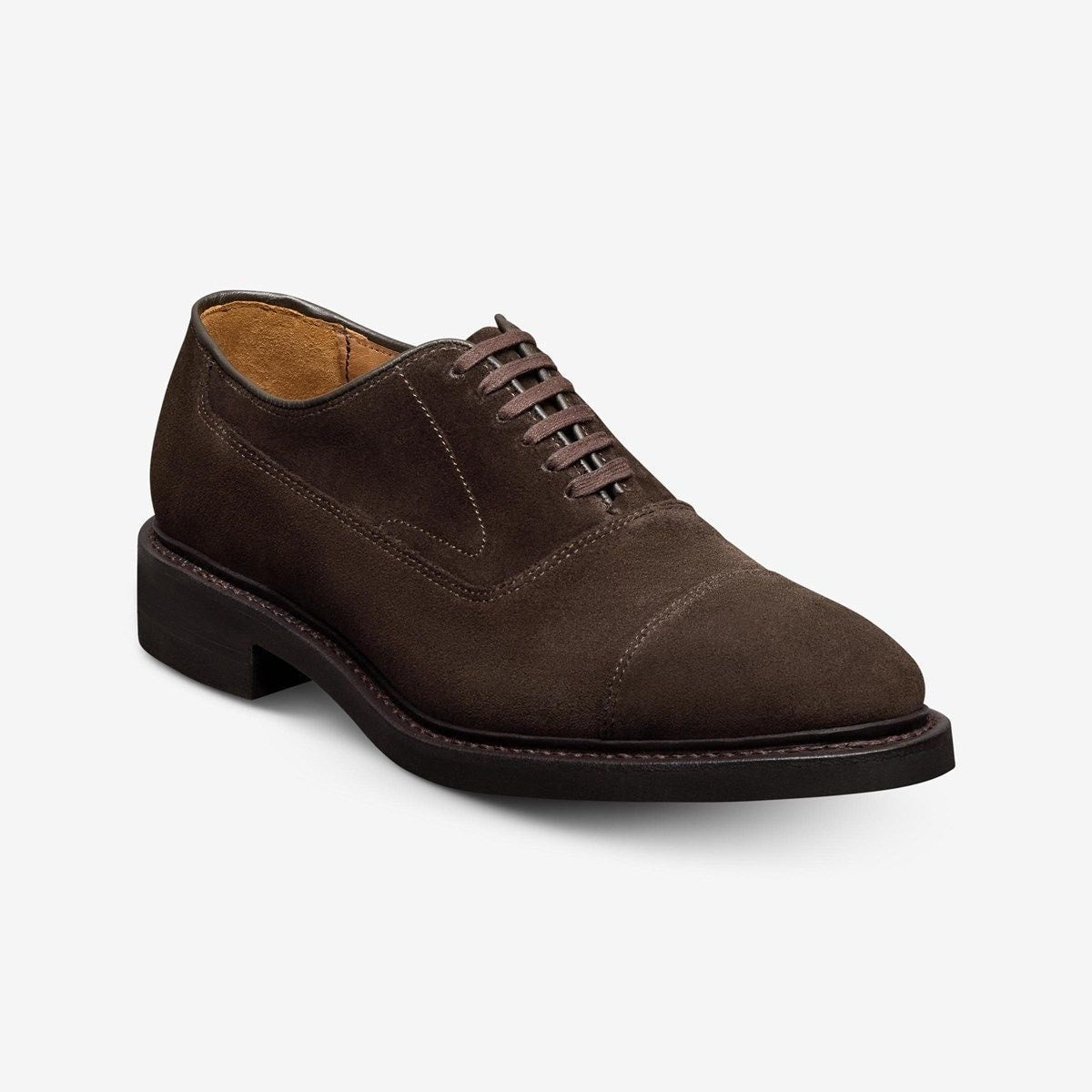 Rhett Cap-toe Oxford Dress Shoe - Bitter Chocolate Suede