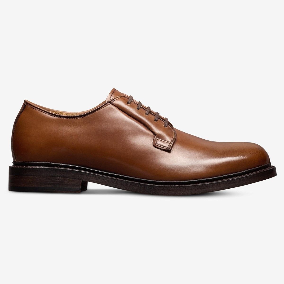 Rowan Reserve Plain-toe Derby Dress Shoe - Natural Polished Calf Leather