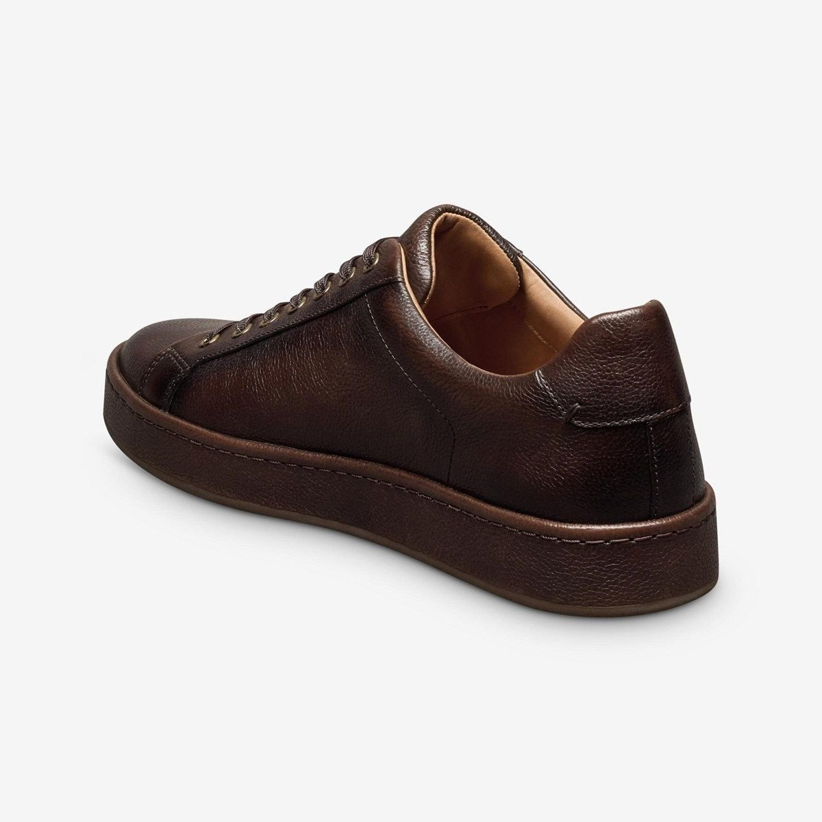 Barnes Lace-up Sneaker - Dark Brown Leather