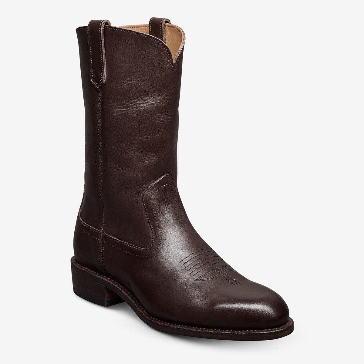 Dakota Western Cowboy Boot - Brown Leather
