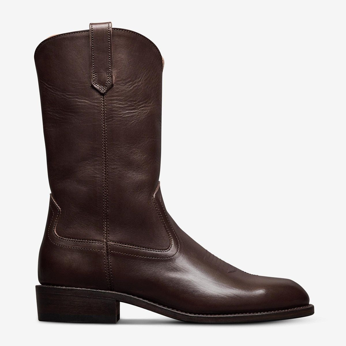 Dakota Western Cowboy Boot - Brown Leather