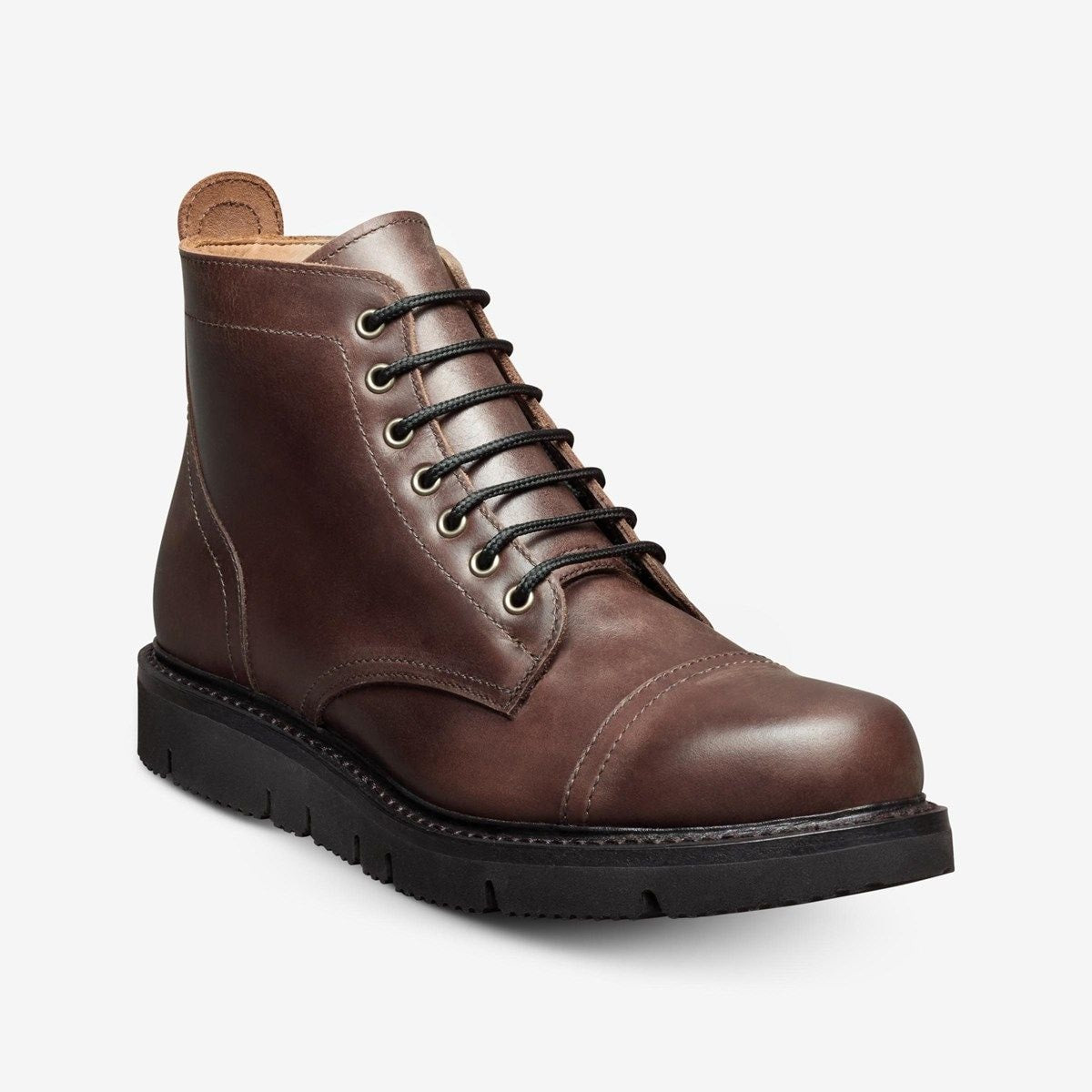 Park City Lace-up Weatherproof Boot - Dark Brown Leather