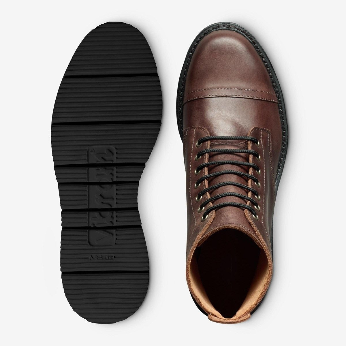 Park City Lace-up Weatherproof Boot - Dark Brown Leather