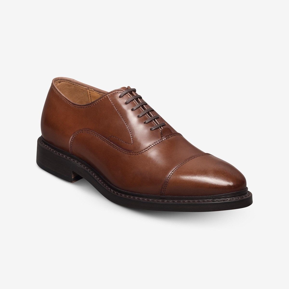 Manhattan Reserve Cap-toe Oxford Dress Shoe - Natural Polished Calf Leather