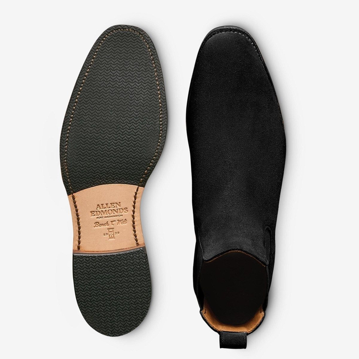 Liverpool Chelsea Dress Boot - Black Suede